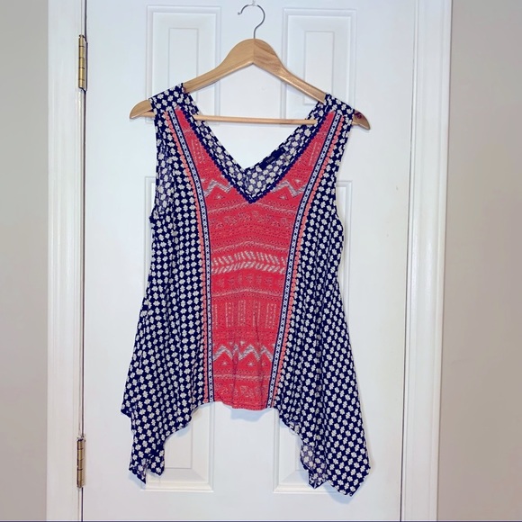THML Aztec Patterned Swing Tank Top | Size Small - Picture 1 of 8